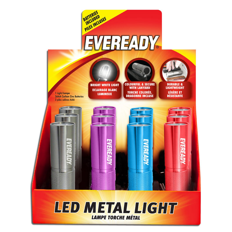 Energizer, Eveready ficklampsskärm - 3AAA - 12 st - Olika färger