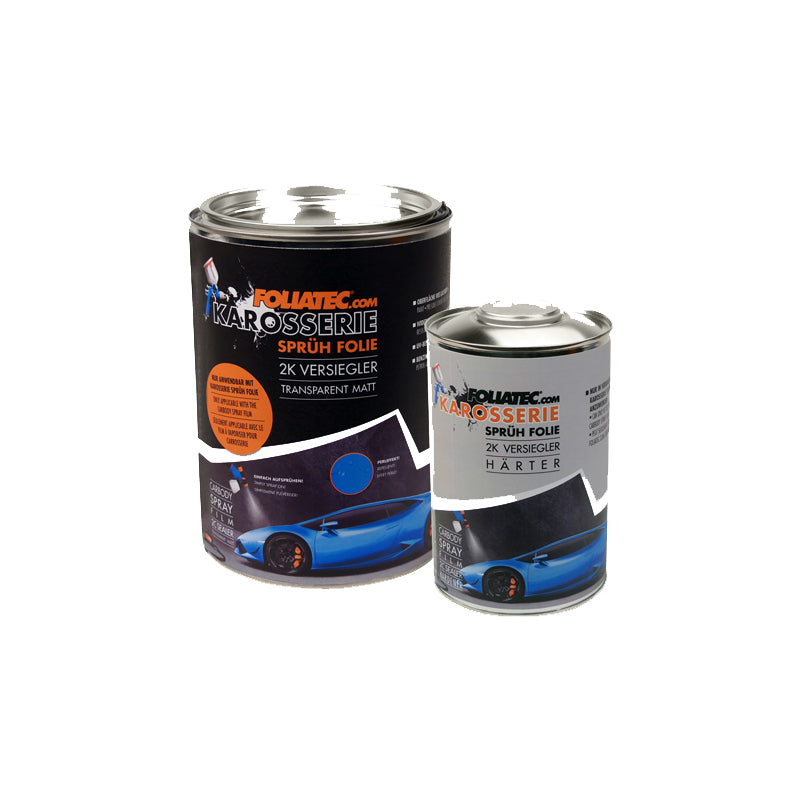 Foliatec Carbody Spray Film (Dip) Sealer - klar matt - 2x 1L Sealer + 1x 1L Härdare