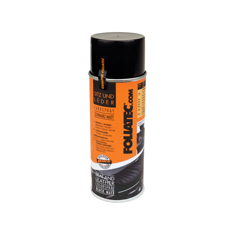 Foliatec Seat & Leather Color Spray - svart matt 1x400ml