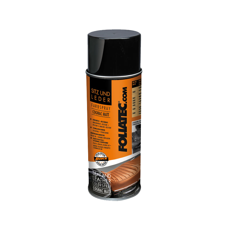 Foliatec Seat & Leather Color Spray - cognac matt 1x400ml