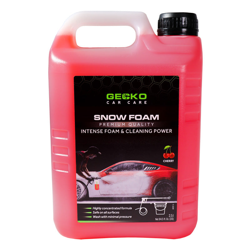 Gecko, Powerful Snow Foam Shampoo - 2,5 liter - Körsbärsdoft