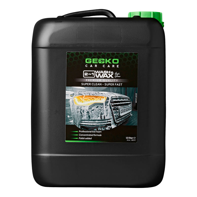 Gecko, 2in1 Wash Wax - 10 liter