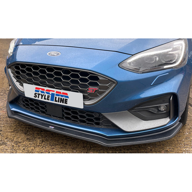 RGM, Frontspoiler, passar Ford Focus IV ST ST-Line 2018- - Svart (ABS)