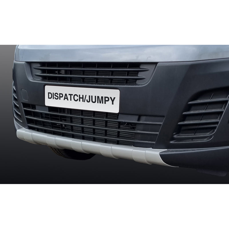 RGM, Frontspoiler 'Skid-Plate', passar Citroën Jumpy/Peugeot Expert/Toyota Proace 2016-/Opel Vivaro 2019-/Fiat Scudo 2022- Silver (ABS)