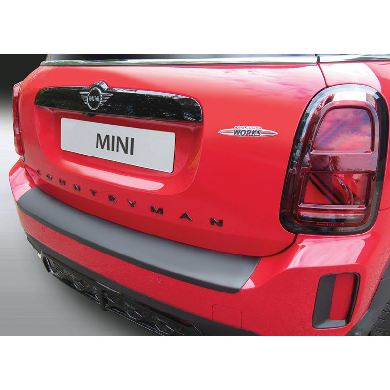 RGM, Bakre stötfångarskydd, ABS-plast, passar Mini Countryman (F60) Facelift 2020- Svart