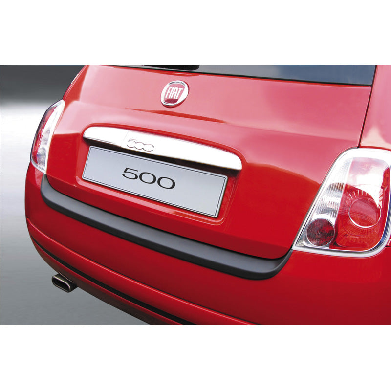 RGM, Bakre stötfångarskydd, ABS-plast, passar Fiat 500 10/2007-6/2015 Svart