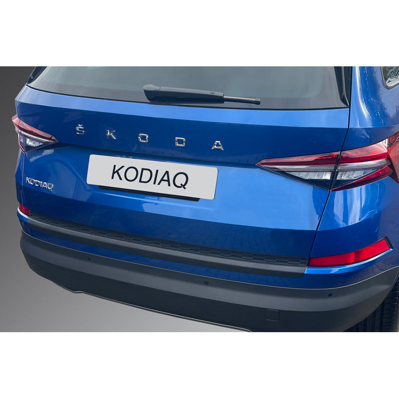 RGM, Bakre stötfångarskydd, ABS-plast, passar Skoda Kodiaq Facelift 07/2021- Svart