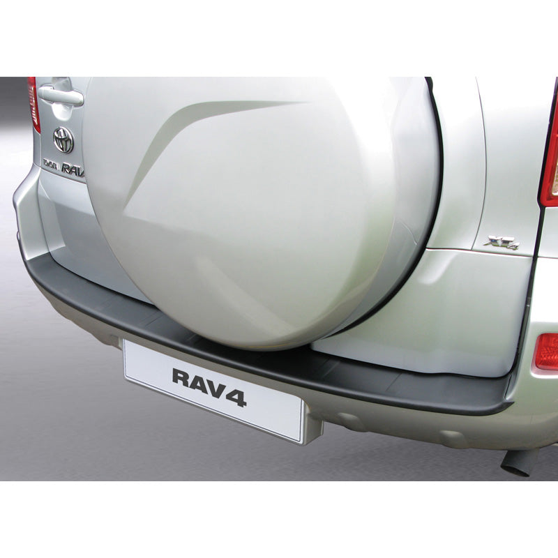 RGM, Bakre stötfångarskydd, ABS plast, passar Toyota RAV 4 2006-2007 exkl. T180/XT-R Svart