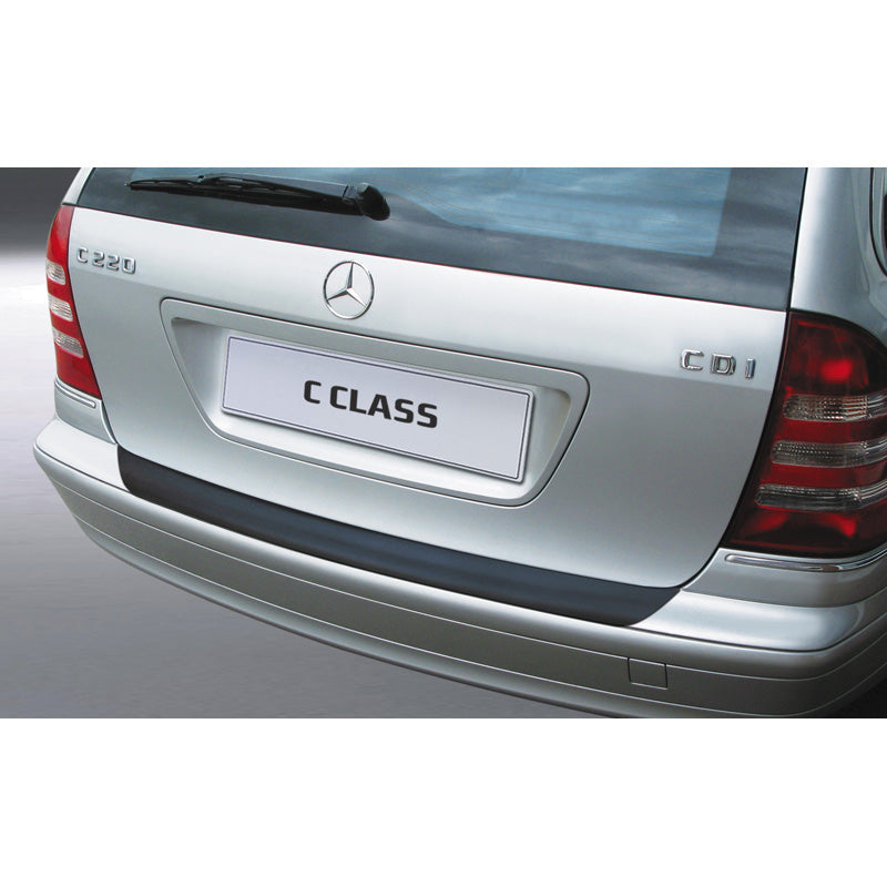 RGM, Bakre stötfångarskydd, ABS-plast, passar Mercedes-Benz C-Klass W203 Kombi 2001-2007 Svart