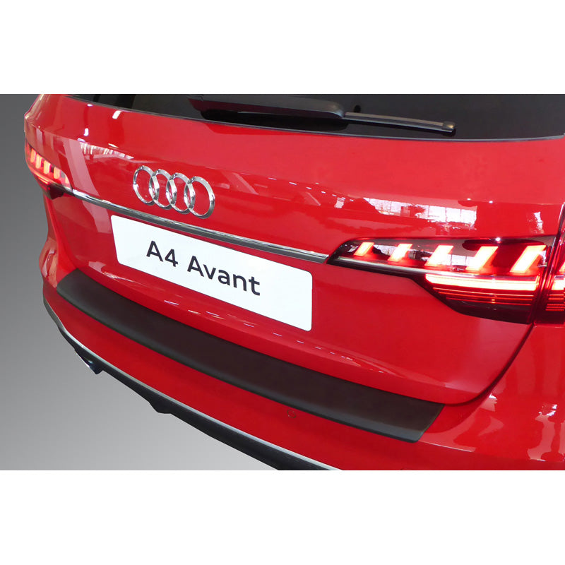 RGM, Bakre stötfångarskydd, ABS-plast, passar Audi A4 Avant S-Line & S4 Avant Facelift 2019- Svart