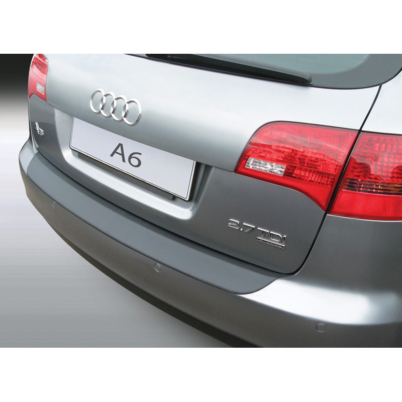 RGM, Bakre stötfångarskydd, ABS plast, passar Audi A6 Avant 2004-2011 exkl. S6/RS6 Svart