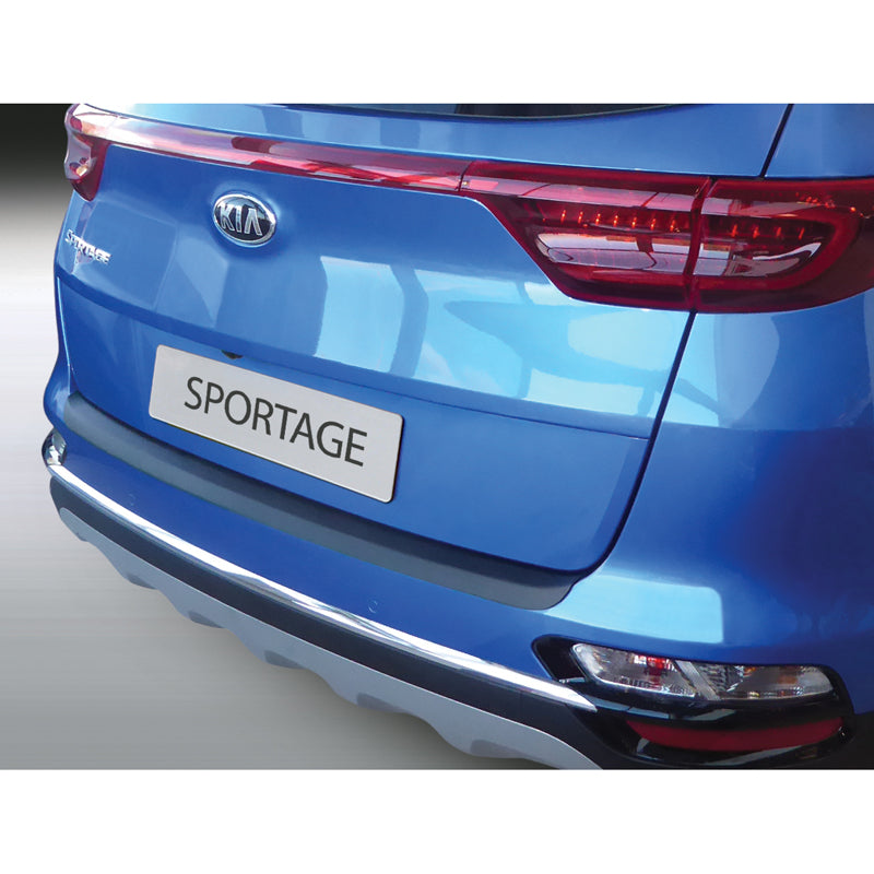 RGM, Bakre stötfångarskydd, ABS-plast, passar Kia Sportage IV Facelift 9/2018-2021 Svart