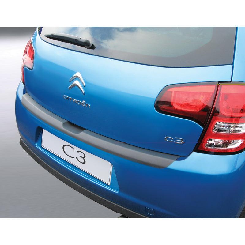 RGM, Bakre stötfångarskydd, ABS-plast, passar Citroën C3 2010-2016 Svart