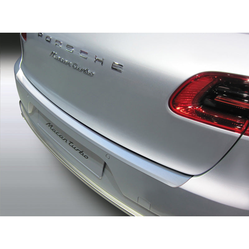 RGM, Bakre stötfångarskydd, ABS-plast, passar Porsche Macan 4/2014- 'Brushed Alu' Look