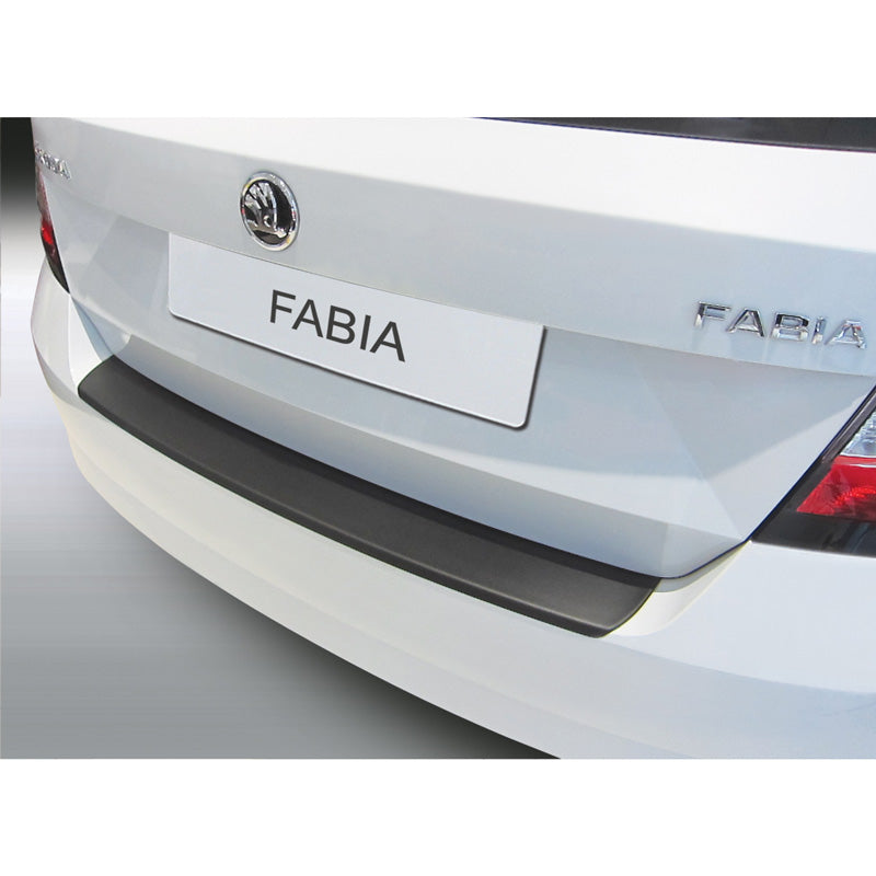 RGM, Bakre stötfångarskydd, ABS plast, passar Skoda Fabia III 5 dörrar 11/2014-08/2021 Svart