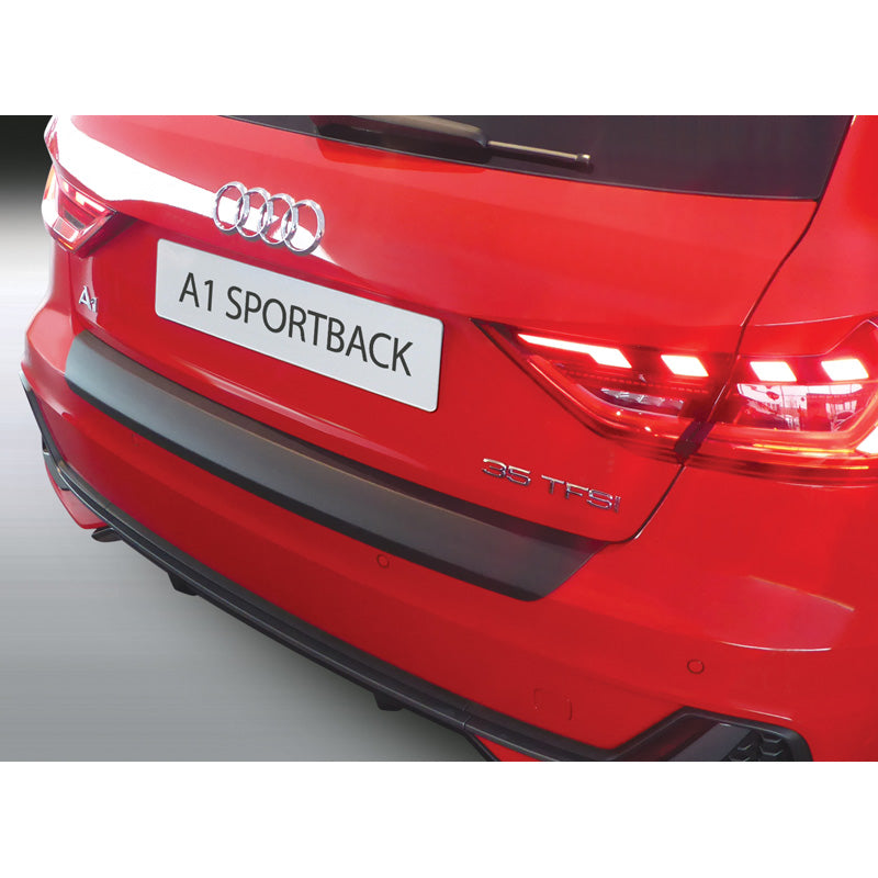 RGM, Bakre stötfångarskydd, ABS-plast, passar Audi A1 (GB) Sportback S-Line 2018- Svart