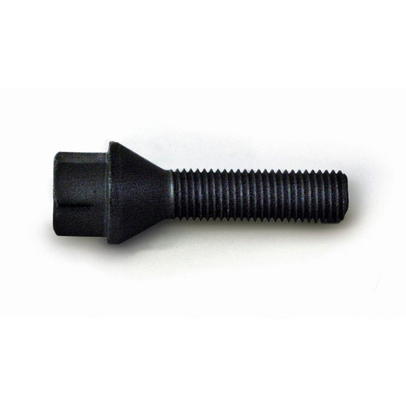 HR, Hjulbult Taper-Head M12x1,50 - längd 40 mm - Svart