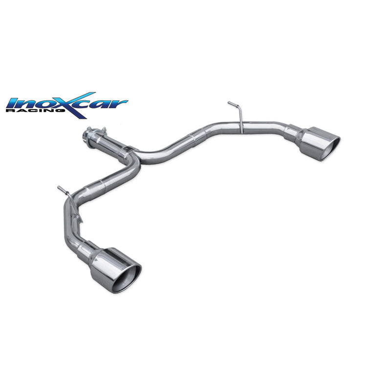 InoXcar, Dubbelt sportavgas, passar Alfa Romeo Giulietta 1750 Tbi 241hk QV 2014- 1x110mm X-Race