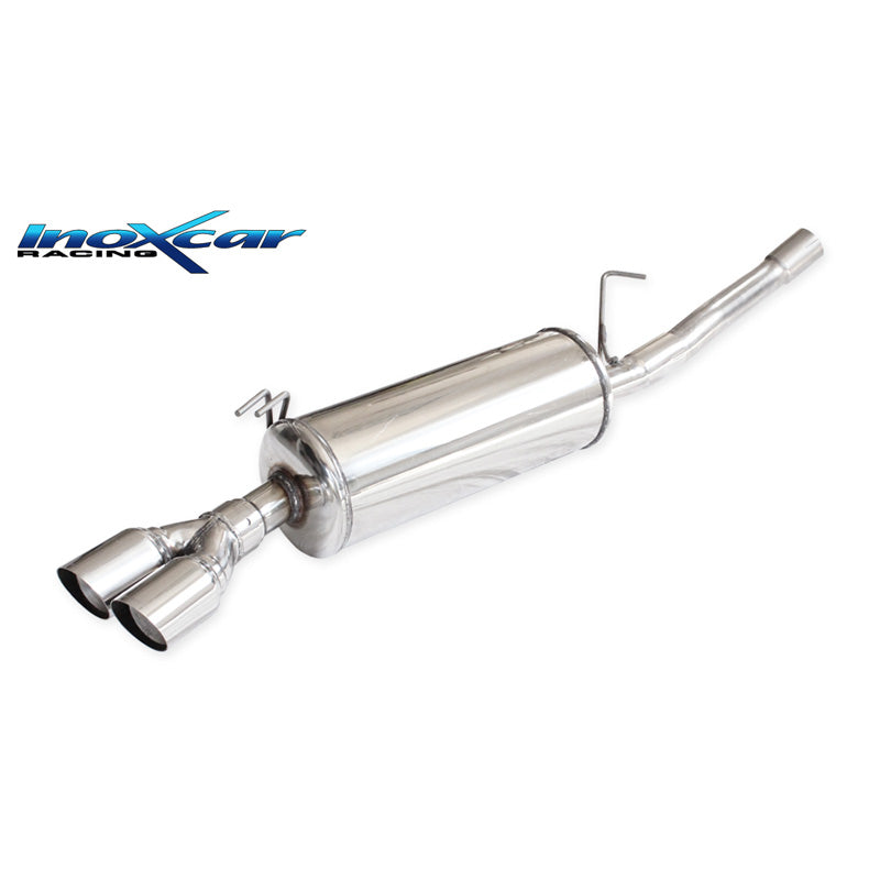 InoXcar, Sportavgassystem, passar Fiat Barchetta 1.8 1995-2003 2x70mm Racing