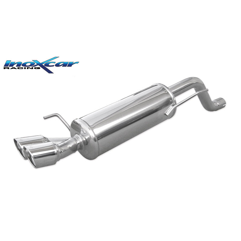 InoXcar, Sportavgassystem, passar Fiat Punto EVO 1.4 Turbo MultiAir 165hk 2010- 2x80mm X-Race