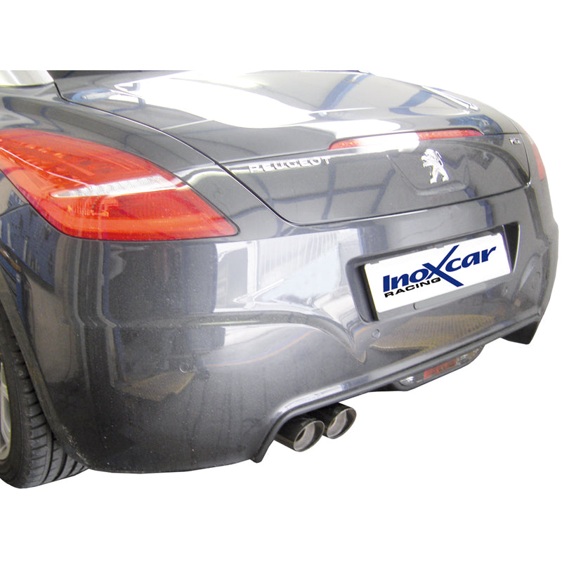 InoXcar, Sportavgassystem, passar Peugeot RCZ 1.6THP (156HP) 2010- 2x80mm Racing