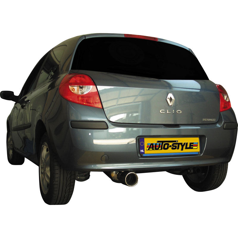 InoXcar, Sportavgassystem, passar Renault Clio III 1.4 16v (98HP) 2005- 102mm