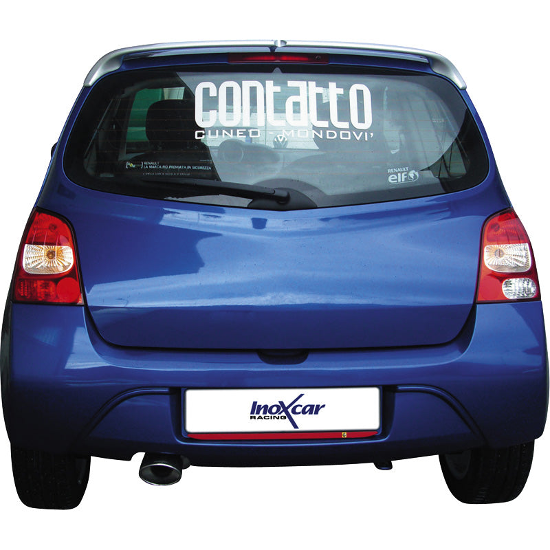 InoXcar, Sportavgassystem, passar Renault Twingo GT 1.2T (100HP) 2007- 120x80mm