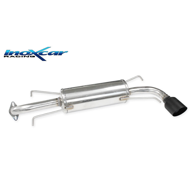 InoXcar, Sportavgassystem, passar Subaru Impreza 4WD 2.0R 150hk 2007- 1x100mm Keramik Svart