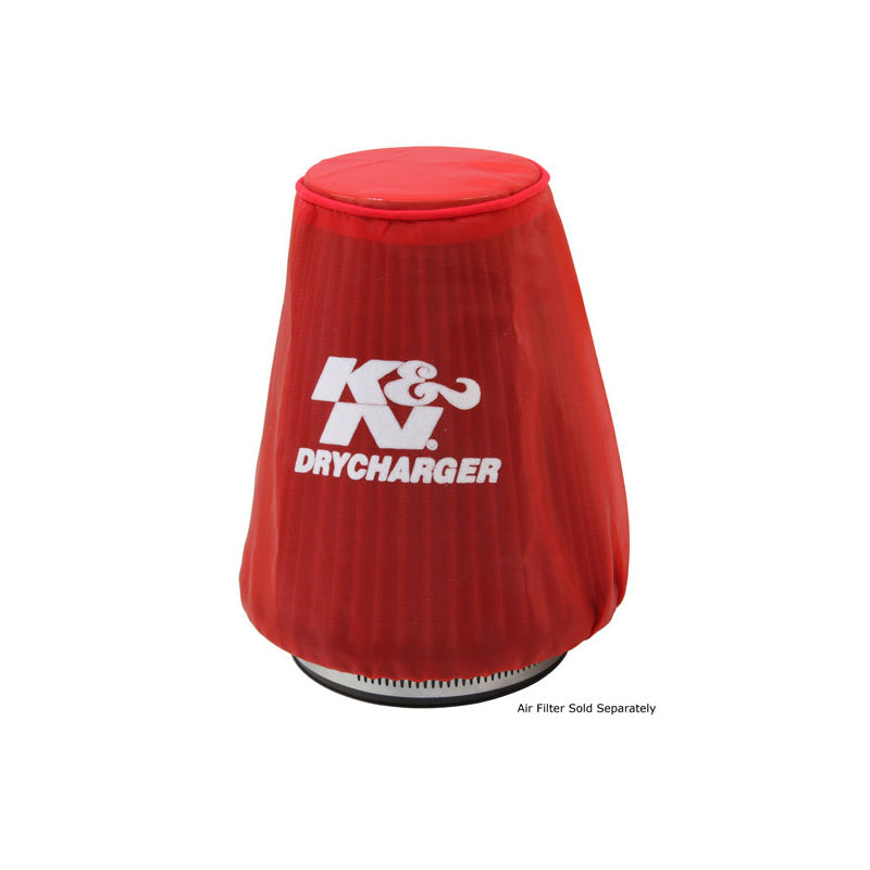 K&N, PreCharger Filter Wrap - Röd - 133x152mm