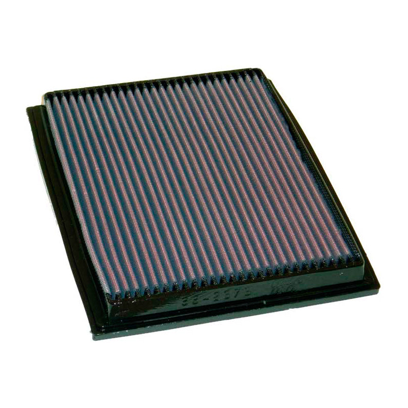 K&N Panelfilter, passar Opel Senator B 1987-1991 / BMW 530, 540, 730, 740 1992-2001 / BMW 840 1993-1999 / VW Santana 2.3 1997 (33-2675)