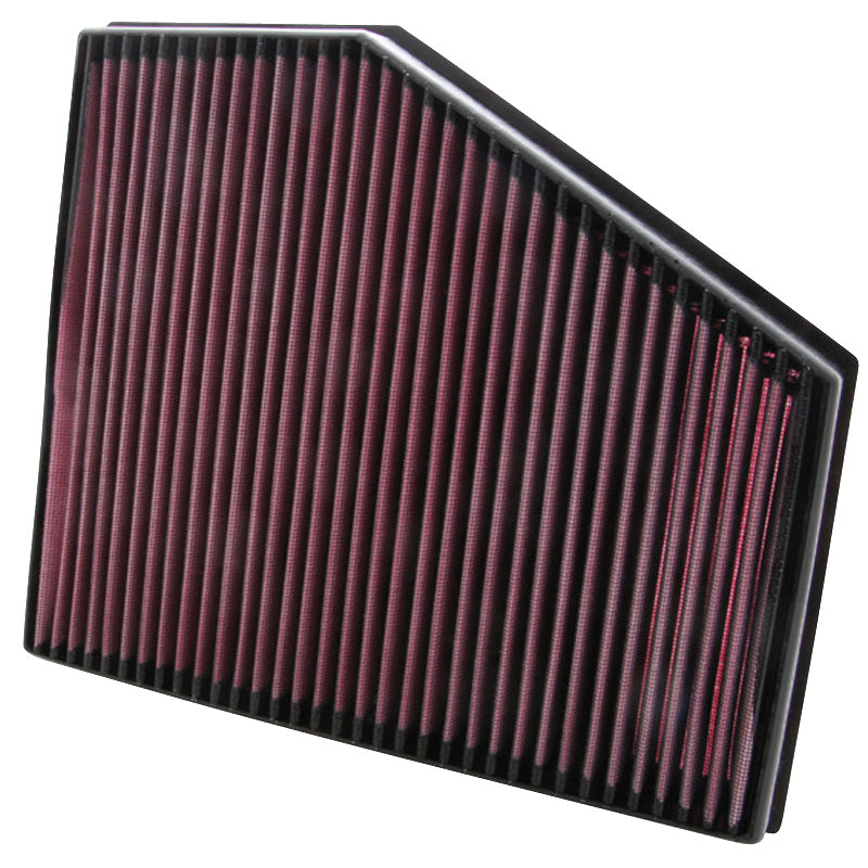 K&N Panelfilter, passar BMW 5-serie E60 535D 3.0 2004-2011 / 520D 2.0 2007-2010 / BMW 6 635D 3.0 2007-2011 (33-2943)