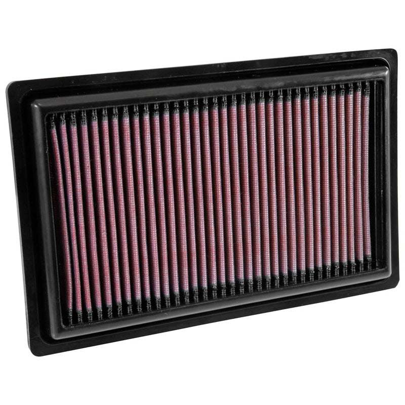 K&N Panelfilter, passar Mercedes C-Klass W205 C160-C350 Hybrid / E-Klass W212 E200/E250 / SLK300 / GLC 300 / E-Klass W213 E300 (33-3034)