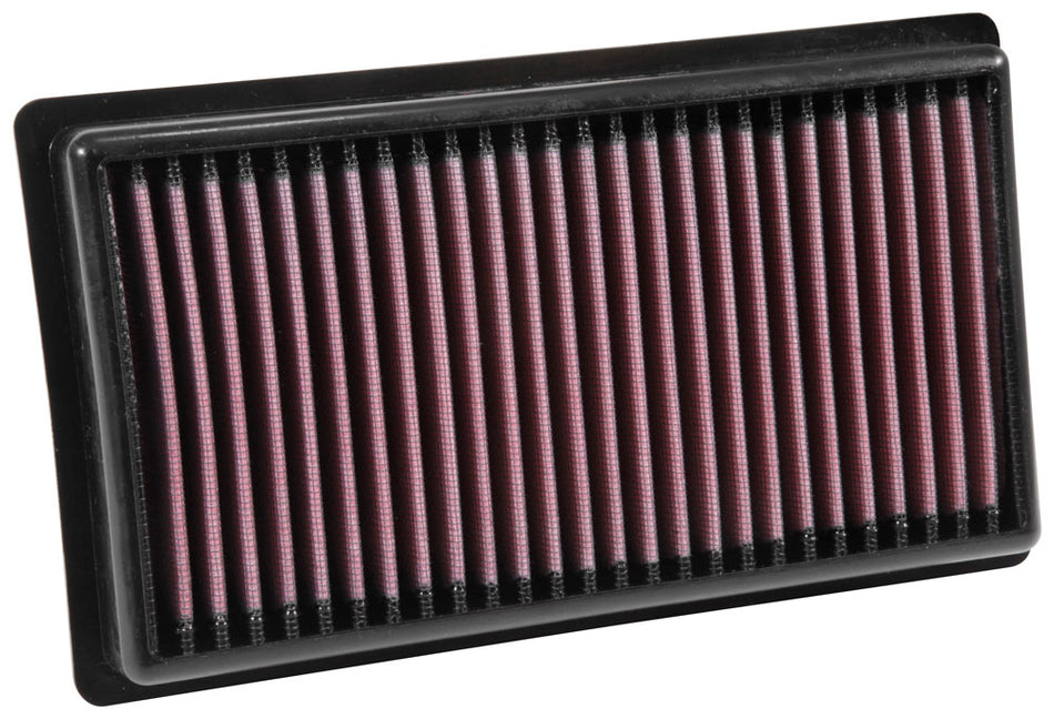 K&N Panelfilter, passar Kia Rio 1.0, 1.2, 1.4, 1.4CDi & Rio XLine 1.4, 1.6 & Stonic 1.0, 1.6CDi 2017- (33-3081)