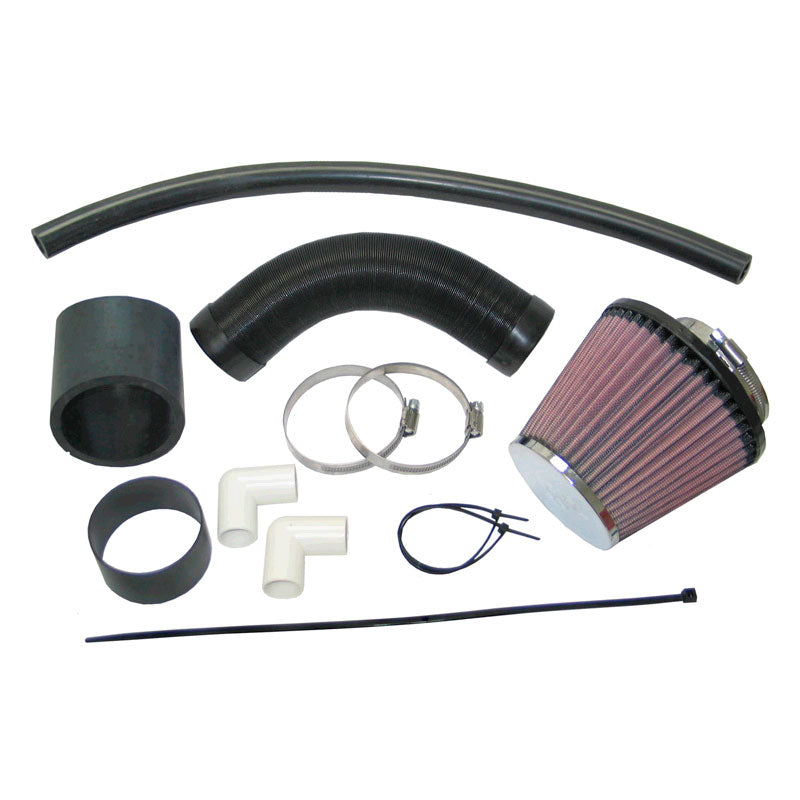 K&N Performance Air Intake Kit, passar Ford Fiesta XR2 CVH 4/1989-93 (Slang till luftlådans lock) (57-0131)