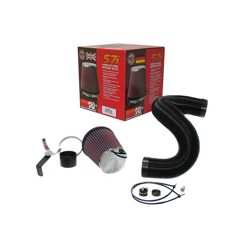 K&N Performance Air Intake Kit, passar Fiat Grande Punto 1.4 16v 2005- + Bravo 1.4 2007- (57-0562)