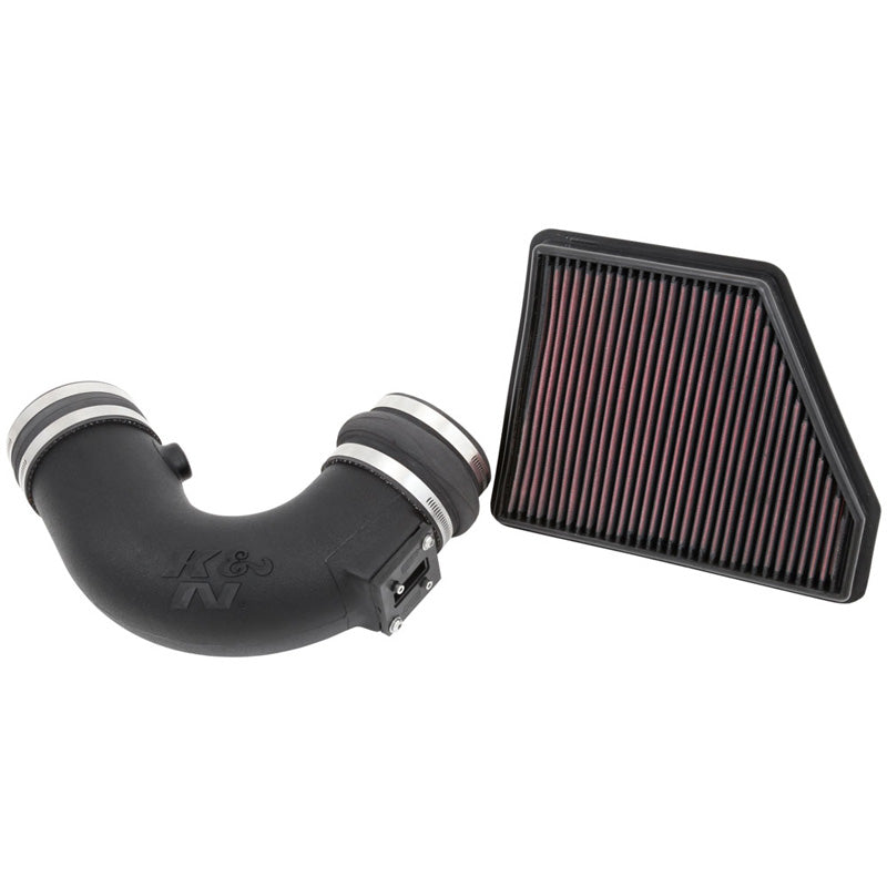 K&N Performance Air Intake Kit, passar Chevrolet Camaro V8-6.2L 2010-2014 (57-3074)