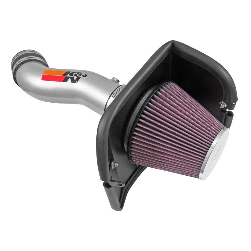 K&N High Performance Air Intake Kit, passar Jeep Cherokee 3.2L V6 2014-2018 - Silver (77-1569KS)