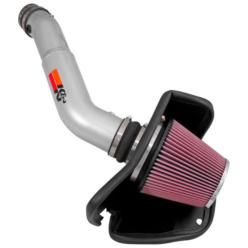 K&N High Performance Air Intake Kit, passar Jeep Grand Cherokee & Dodge Durango 3.6L V6 2016- - Silver (77-1572KS)