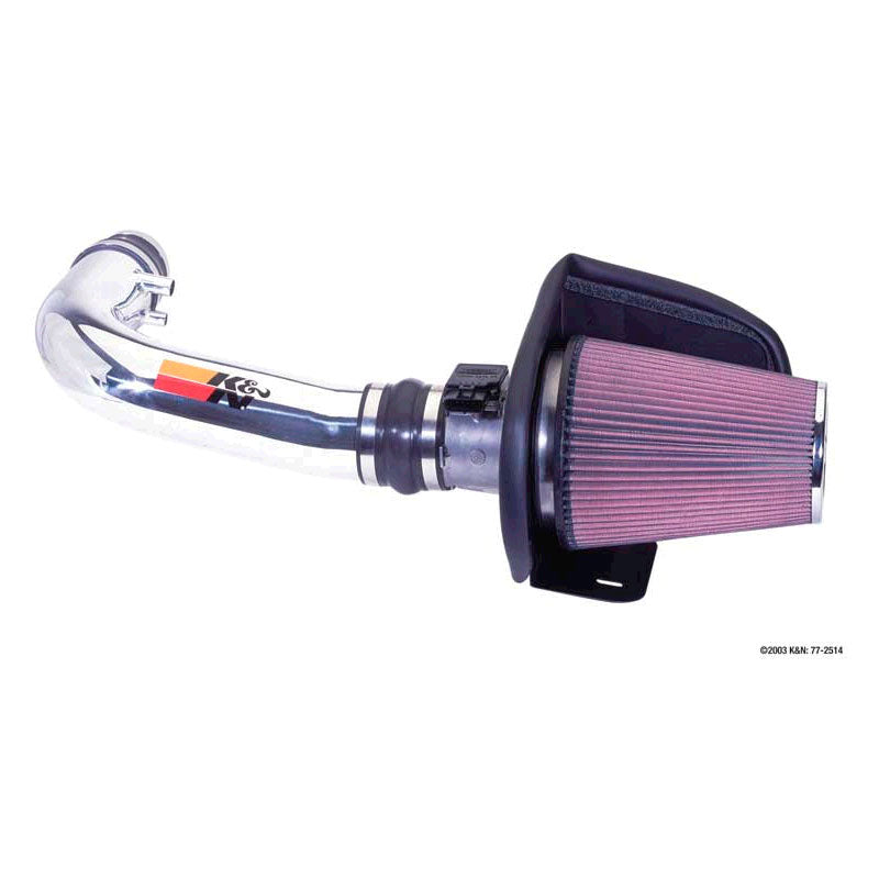 K&N High Performance Air Intake Kit, passar Ford F150/Expedition/Lobo V4.6L/5.4L V8 1997-2004 (77-2514)