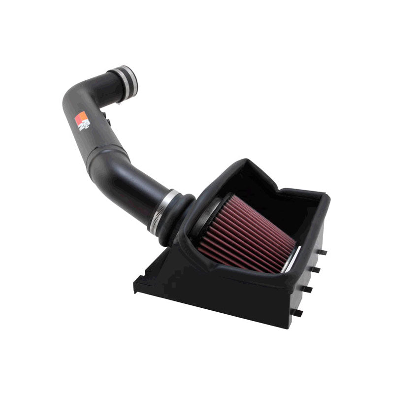 K&N High Performance Air Intake Kit, passar Ford F250/F350 Super Duty 6.2L V8 2011-2016 - Svart (77-2582)