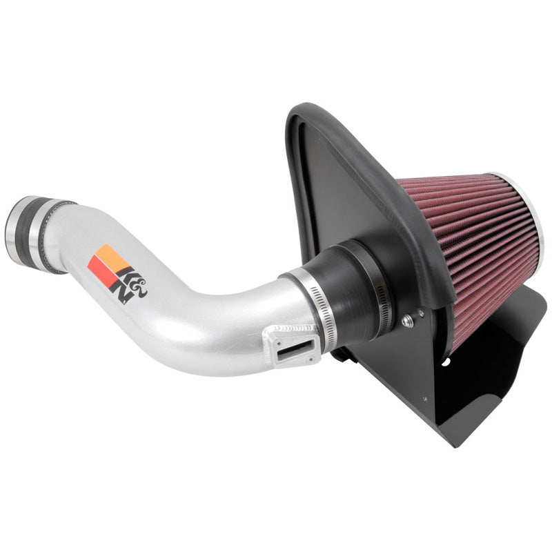 K&N High Performance Air Intake Kit, passar Ford Edge 2.0L L4 2012-2014 - Silver (77-2586KS)