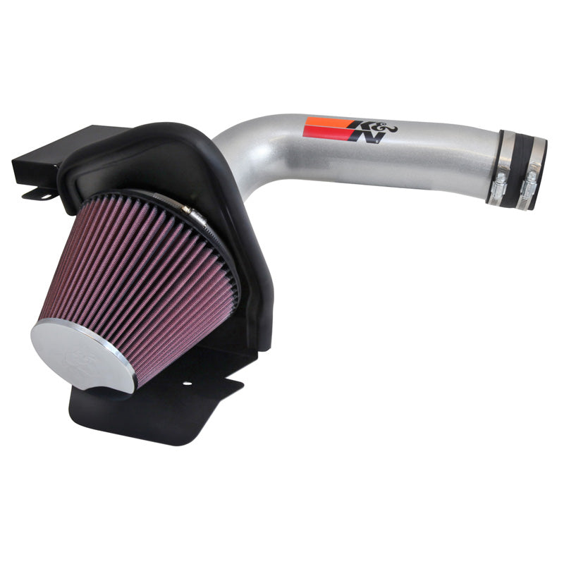 K&N High Performance Air Intake Kit, passar Ford Explorer 2.0/2.3L L4 2014-2017 - Silver (77-2587KS)