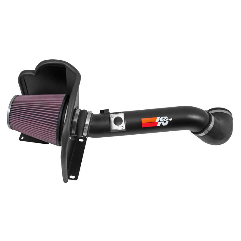 K&N High Performance Air Intake Kit, passar Chevrolet Silverado/GMC Sierra 2500 HD/3500 HD 6.0L V8 2014-2015 - Textured Black (77-3086KTK)