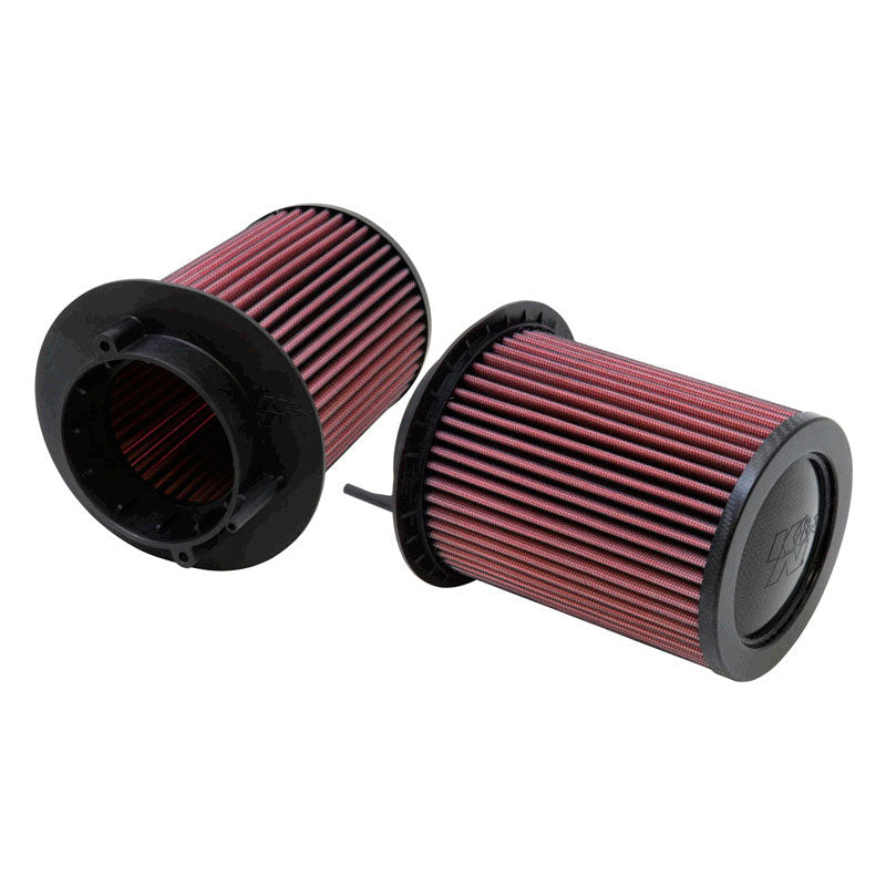 K&N Panelfilter, passar Audi R8 4.2L V8 2009-2012 (Set 2 delar) (E-0668)