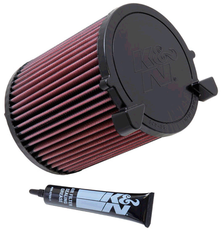 K&N Panelfilter, passar Audi A3 1.6 6/2003-2012 (exkl. FSi) A3 2.0 exkl. Turbo / div VAG (E-2014)