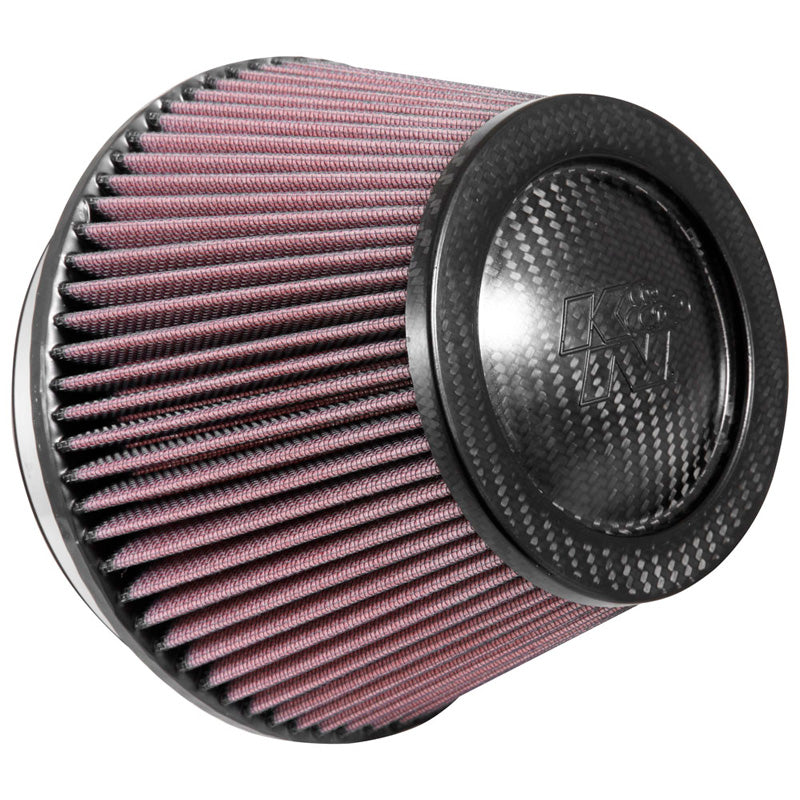 K&N Universalluftfilter - Kolfibertopp - 152 mm fläns, 190 mm bas, 130 mm topp, 127 mm höjd (RP-2960)