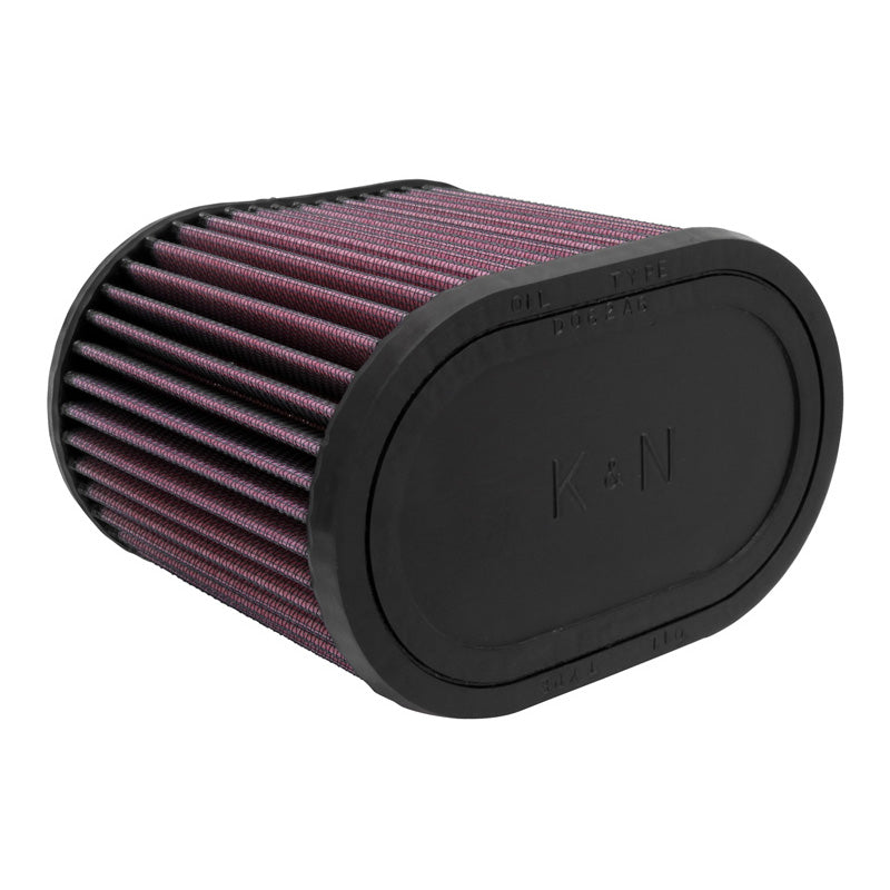 K&N Universal Oval Air Filter 70 mm fläns, 159 mm x 102 mm, 127 mm höjd (RU-1500)