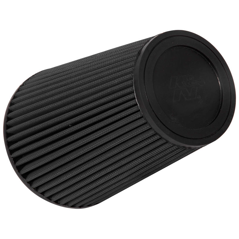 K&N Black Universal Dryflow koniskt luftfilter 127 mm fläns, 165 mm bas, 121 mm topp, 222 mm höjd (RU-3107HBK)