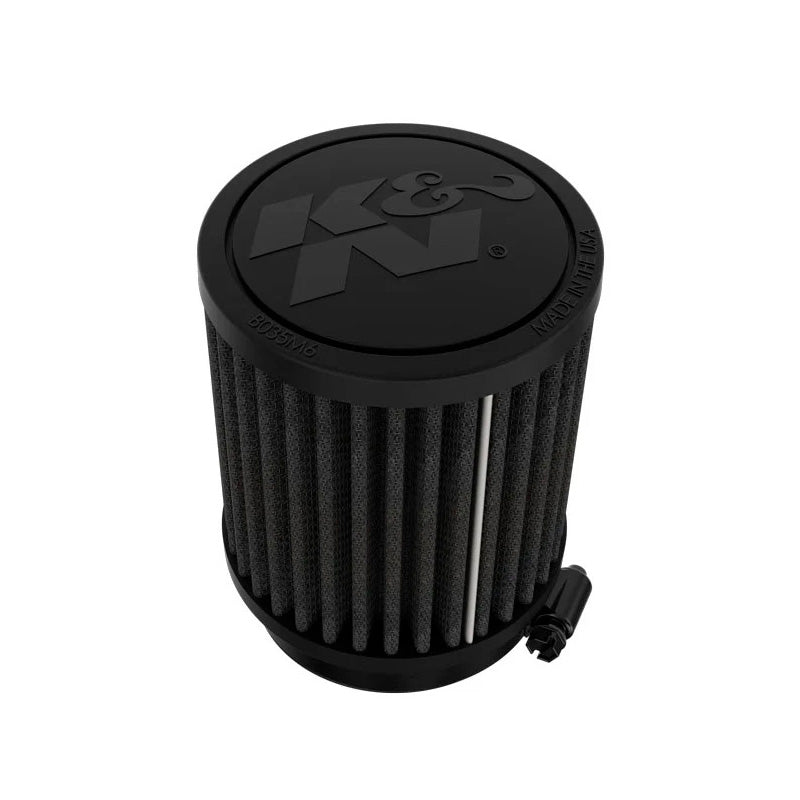 K&N Black Universal Dryflow Runt luftfilter 64 mm fläns, 89 mm ytterdiameter, 102 mm höjd (RU-3125HBK)