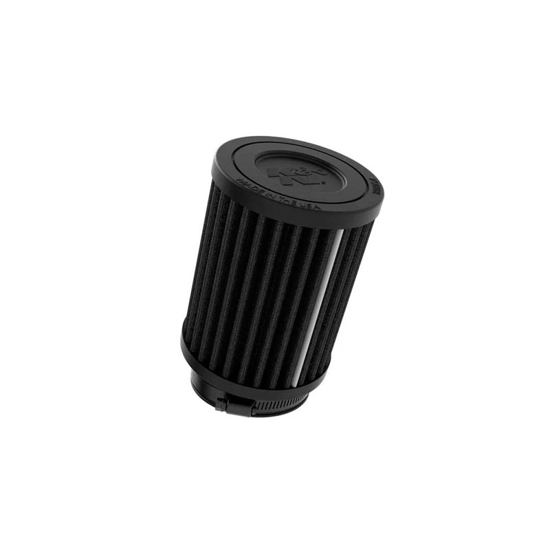 K&N Black Universal Dryflow Round Air Filter 48 mm fläns, 10 graders vinkel, 76 mm ytterdiameter, 102 mm höjd (RU-3130HBK)